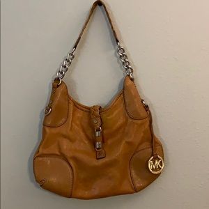 Michael Kors brown leather purse